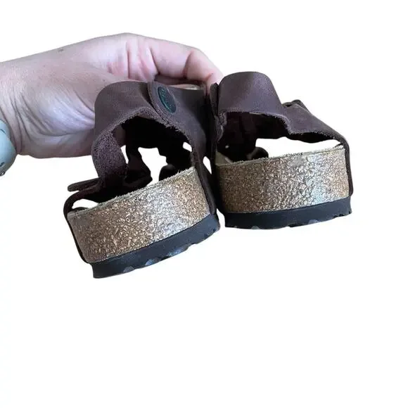 Birkenstock Kairo Braided Brown Oil Leather Sandals - 39 - Picture 7 of 10